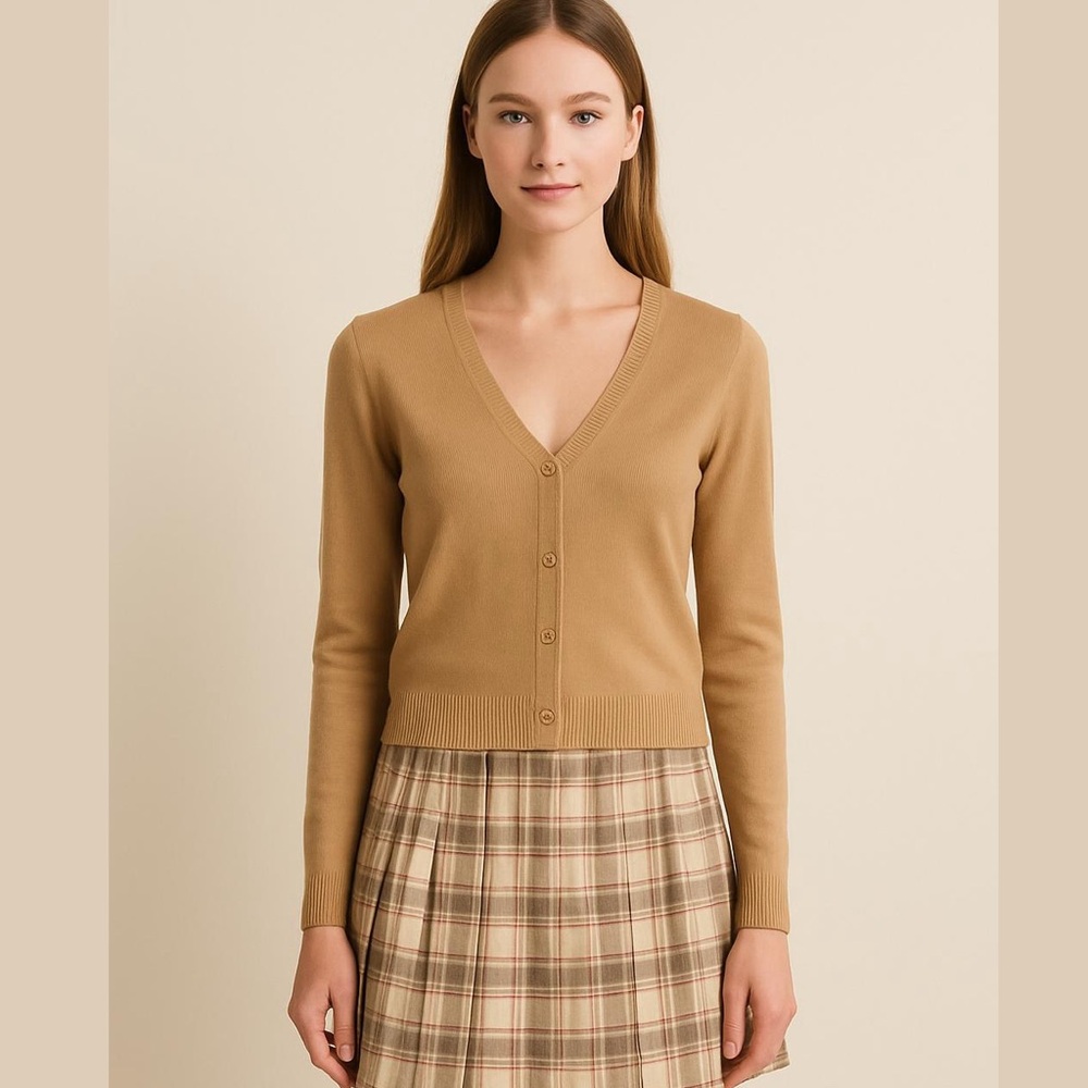 The loft beige cardigan